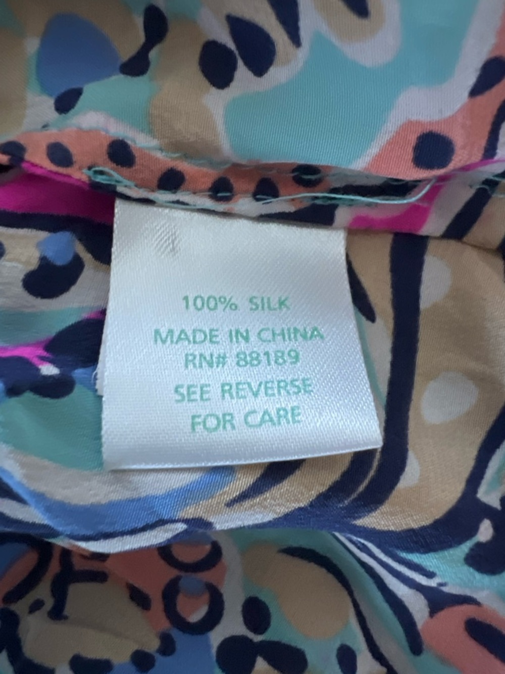 Lilly Pullitzer Pink & Blue Multicolor Floral Sleeveless Peplum Top Medium - Picture 5 of 6